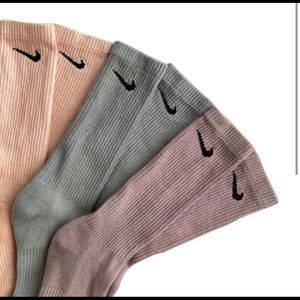 Dusty Pink Nike Socks by Springy Jeans